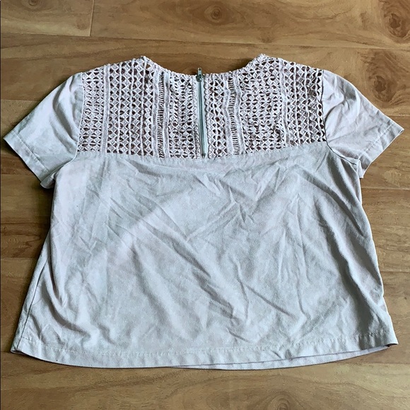 tan crop top - Picture 3 of 4